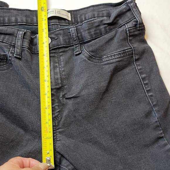 GAP Easy Leggings Black Faded Jeans 30R - Picture 8 of 9